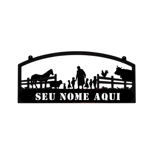 Placa Recanto Feliz