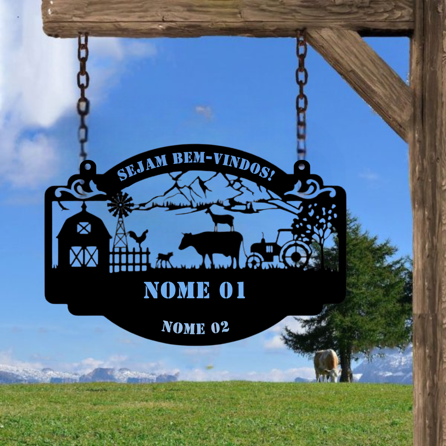 Placa Fazenda V