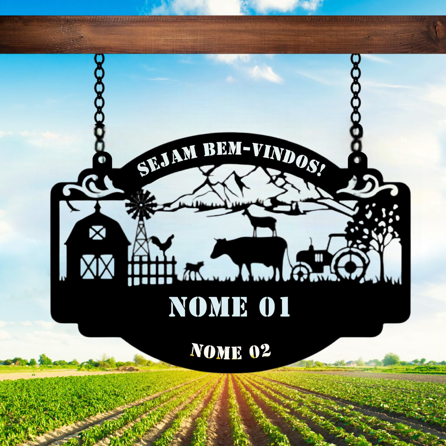 Placa Fazenda V