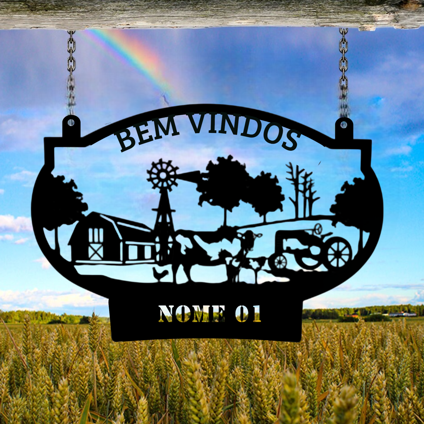 Placa Fazenda VII