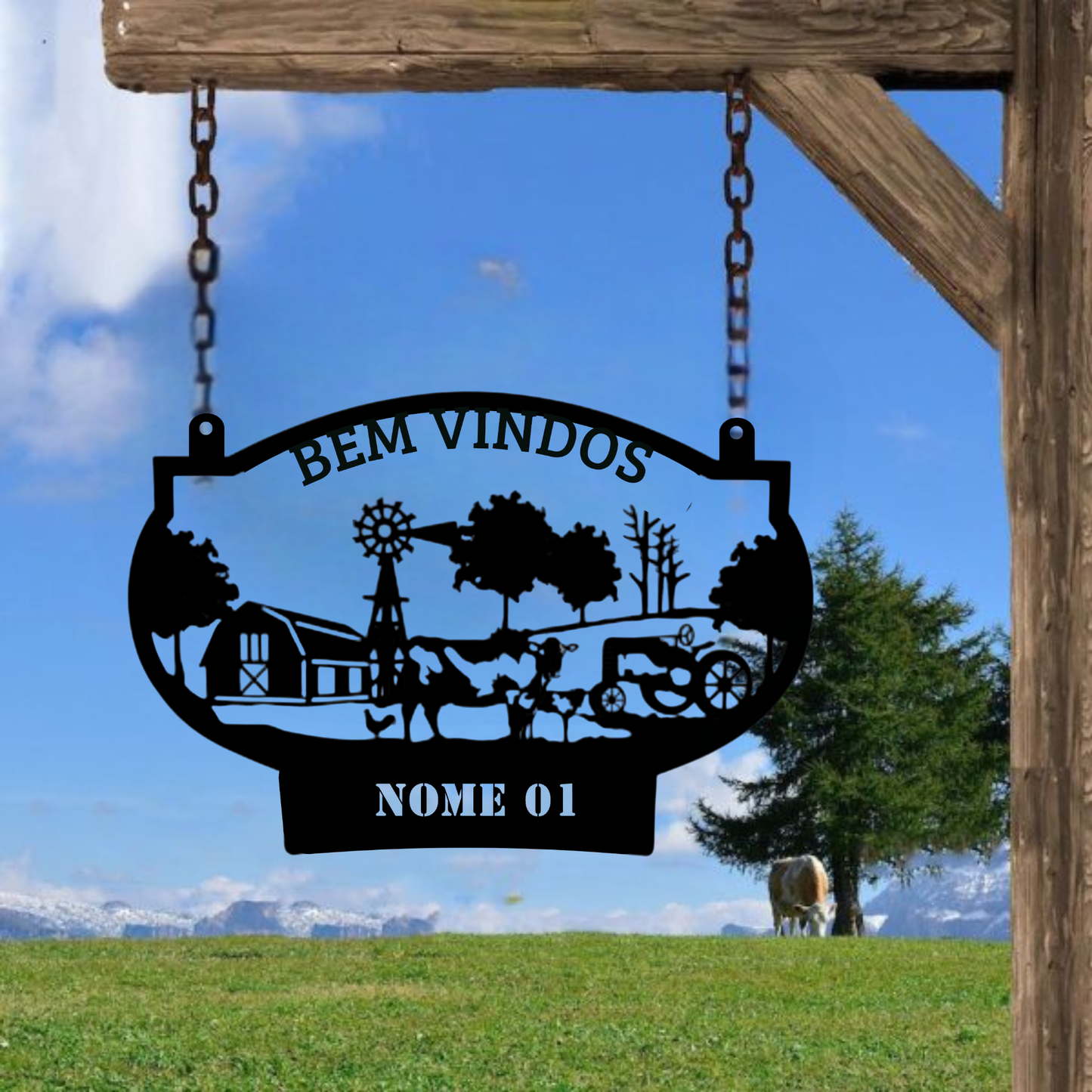 Placa Fazenda VII