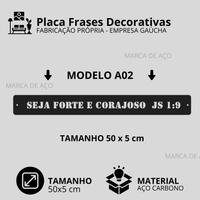 Placa Frases Decorativas