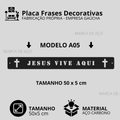 Placa Frases Decorativas