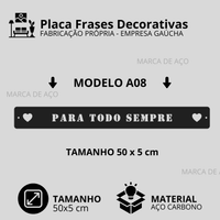 Placa Frases Decorativas