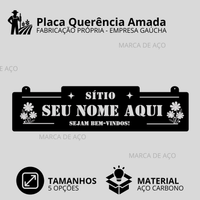 Placa Querência Amada