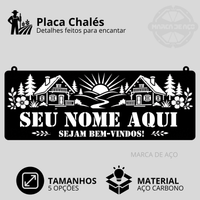Placa Chalés