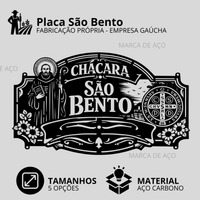 Placa São Bento
