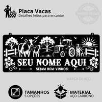 Placa Vacas