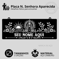 Placa Nossa Senhora Aparecida