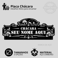 Placa Chácara