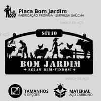 Placa Bom Jardim