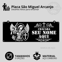 Placa São Miguel Arcanjo
