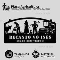 Placa Agricultura