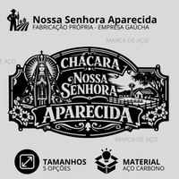 Placa Nossa Senhora Aparecida