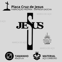 Placa Cruz de Jesus