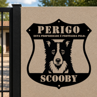 Placa Border Collie