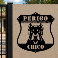Placa Pit Bull