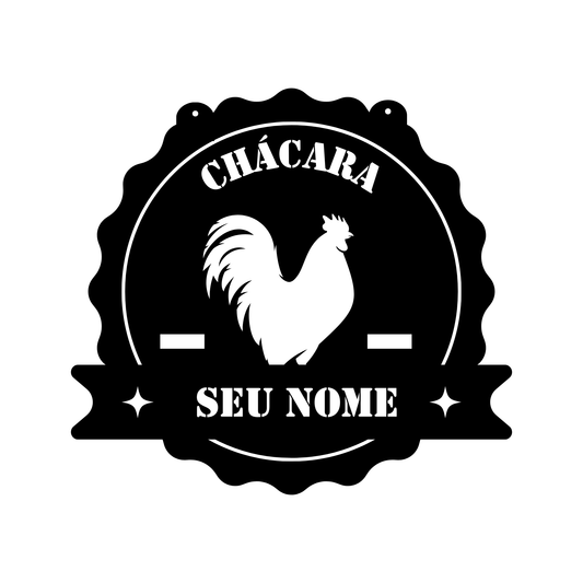 Placa Galinheiro