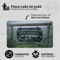 Placa Leão de Judá