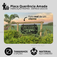 Placa Querência Amada