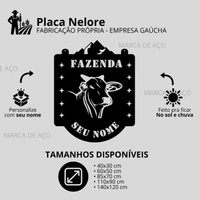 Placa Nelore