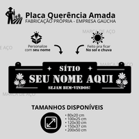 Placa Querência Amada