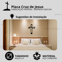 Placa Cruz de Jesus