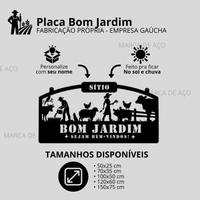 Placa Bom Jardim