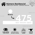 Placa Número Residencial