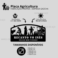Placa Agricultura