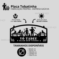 Placa Tobatinha