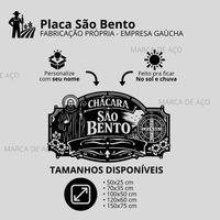 Placa São Bento