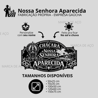 Placa Nossa Senhora Aparecida