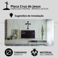 Placa Cruz de Jesus