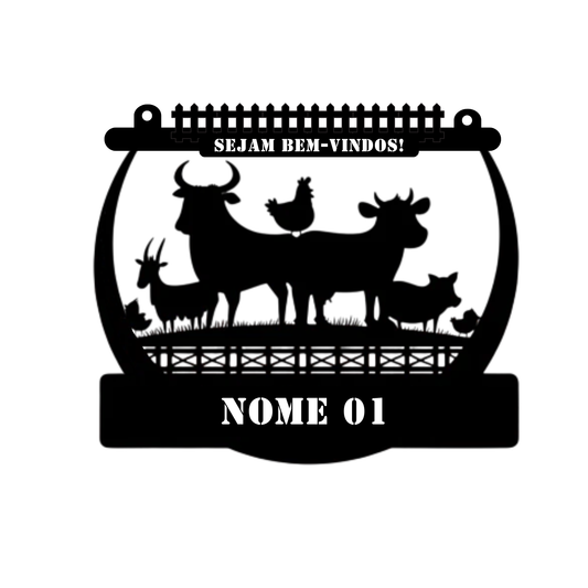Placa Fazenda
