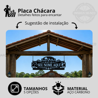 Placa Chácara
