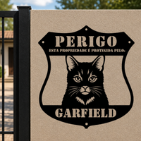 Placa Gatinho