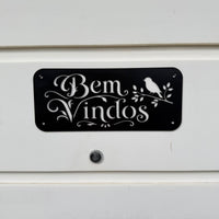 Placa de Bem-vindos