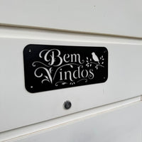 Placa de Bem-vindos