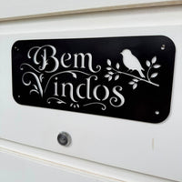Placa de Bem-vindos